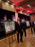 Presentation of commissioned portraits