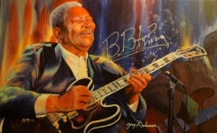 BB King Signed Giclee