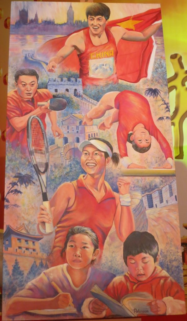   Painted for Chinese Olympic Committee